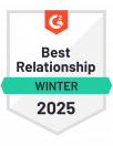 G2 Best Relationship Badge Winter 24